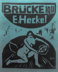 6. Jaarboek van de K.G. Brücke voor het jaar 1911 voor Heckel door Max Pechstein