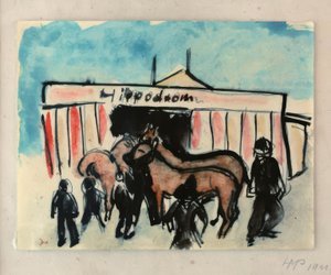 Hippodrome door Max Pechstein