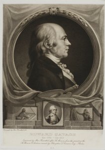 Portret van Edward Savage door Max Rosenthal