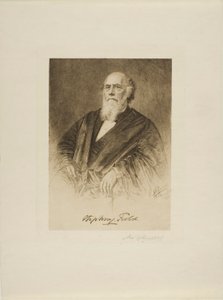 Portret van rechter Stephen Field door Max Rosenthal