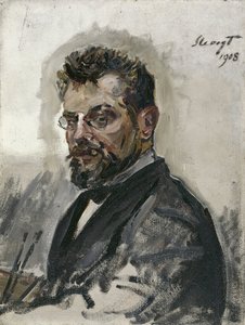 Zelfportret door Max Slevogt