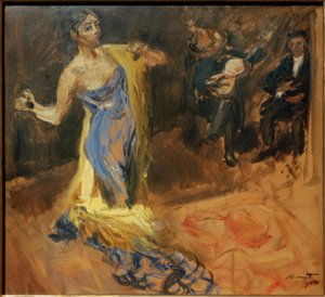 Skizze zu Marietta di Rigardo door Max Slevogt