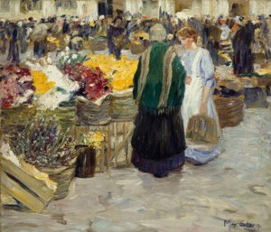 Bloemenmarkt bij de Rochuskerk