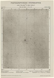 Fotografische sterrenkaarten 6 juli 1904, 1649. Makers: Max Wolf, Johann Palisa door Max Wolf, Johann Palisa