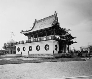 China Paviljoen, de All-Russia Tentoonstelling, Nizhny Novgorod, Rusland, 1896