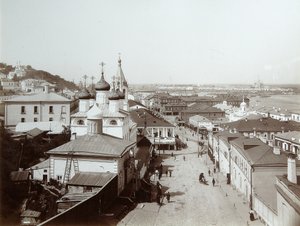 De Kerk van de Geboorte van Johannes de Voorloper, Nizhny Novgorod, Rusland, 1896 door Maxim Dmitriev