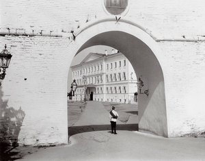 Het keizerlijk paleis in Nizjni Novgorod, Rusland, 1896