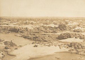 Batu-el-Hadjar. Vue prise à la Seconde Cataracte, maart 1850 door Maxime Du Camp