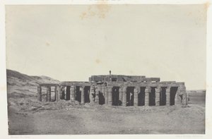 Gournah, Graf van Osymandias; Thebe, plaat 58 uit het album "Egypte, Nubie, Palestina et Syrie" (1852)