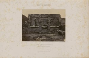 Grote tempel van Denderah door Maxime Du Camp