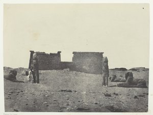 Hémi-Spéos De Séboua, Drômos, Nubië, 1849-51, gedrukt 1852