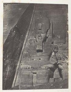 Ibsamboul, Colosse Oriental Du Grand Spéos De Phrè; Nubie, plaat 103 uit het album "Egypte, Nubie, Palestina et Syrie" (1852)
