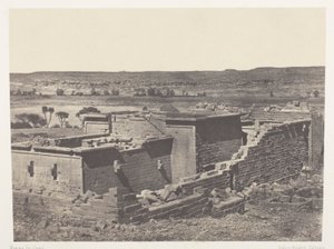 Kalabscheh, Algemeen Uitzicht op de Tempel van Kalabscheh (Talmis); Nubië door Maxime Du Camp