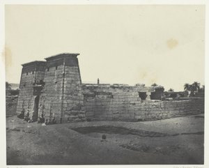 Karnak, Tempel van Khons; Thebe door Maxime Du Camp