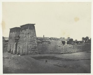 Karnak, Tempel van Khons, Thebe, 1849-51, gedrukt 1852