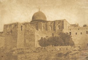 Koubbé-Nébi-Monça - Koepel van Mozes in Jeruzalem, augustus 1850