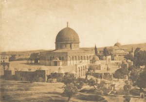 De Omar Moskee, in Jeruzalem, augustus 1850 door Maxime Du Camp