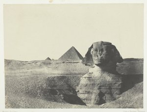 De Sfinx van Voor, Midden-Egypte, 1849-51, gedrukt 1852