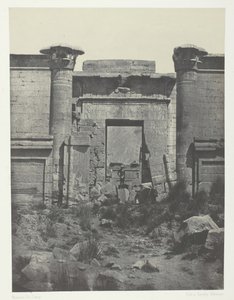 Médinet-Habou, Propylées du Thoutmoseum, Thebe, 1849-51, gedrukt 1852