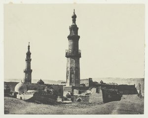 Moskee van Aly-Bey, Girgeh, Boven-Egypte, 1849-51, gedrukt 1852 door Maxime Du Camp
