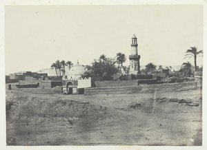 Moskee van El-Arif en graf van Mourad-Bey, Opper-Egypte, 1849-51, gedrukt 1852