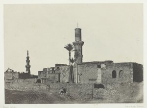 Moskee bij Bab-el-Saïda, Caïro door Maxime Du Camp