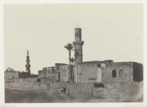 Moskee bij Bab-el-Saïda, Caïro door Maxime Du Camp