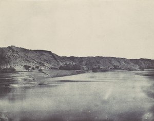 Nubië. Oostelijke oever van de Nijl, dorp Bab. Uitzicht genomen ten zuiden van Philae, 1850
