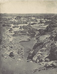 Nubië. Vue Cavalière de la Seconde Cataracte, 1850 door Maxime Du Camp