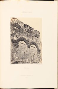 Palestina. Jeruzalem. Gouden Poort door Maxime Du Camp