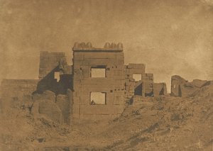 Paviljoen of Gynaecium van Ramses-Meiamoun, in Medinet-Habu door Maxime Du Camp