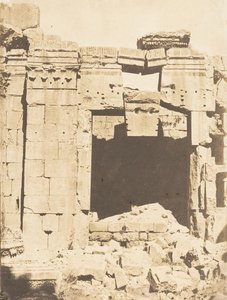 Porte du Tempel van Jupiter, in Baalbek Heliopolis