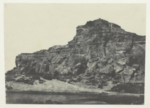 Tweede Cataract, Dgebel-Aboucir; Nubië, plaat 112 uit het album "Egypte, Nubië, Palestina en Syrië" (1852) door Maxime Du Camp