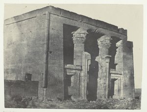 Tempel De Dakkeh, Naos, Nubië, 1849-1851, gedrukt 1852 door Maxime Du Camp