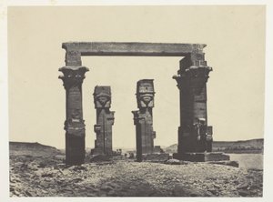 Tempel van Kardassy, Nubië door Maxime Du Camp