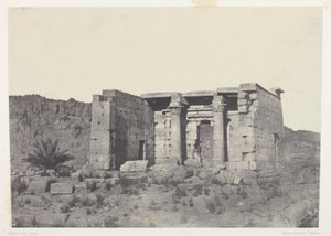 Tempel van Tafeh (Ancienne Taphis), Nubië door Maxime Du Camp