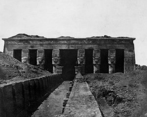Tempel van Denderah, Boven-Egypte door Maxime Du Camp