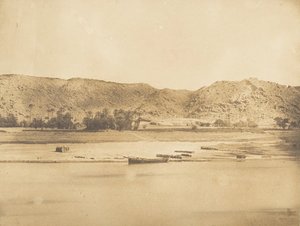 Vue prise au Sud-Est de Philae - Cherk-el-Hesseh, 1849-50