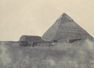 Égypte Moyenne. Piramide van Chephren