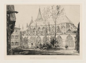 Parochiekerk van Sint-Séverin door Maxime Lalanne