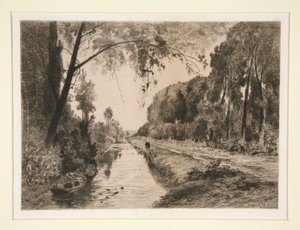 Het kanaal bij Pont-Sainte-Maxence