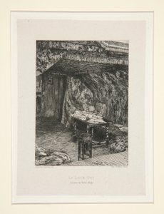 Le look out, kantoor van Victor Hugo, pl. 9 uit de suite Chez Victor Hugo door Maxime Lalanne