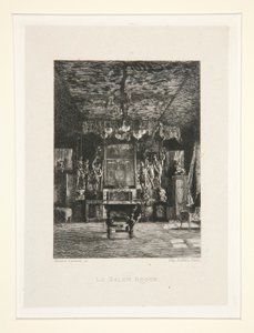 Le salon rouge, pl. 5 uit de suite Chez Victor Hugo