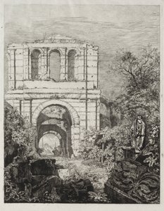 Ruïnes van het Palais Gallien in Bordeaux door Maxime Lalanne