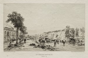 Artistieke Herinneringen aan het Beleg van Parijs: Le Cavalie (Bastion 63) door Maxime Lalanne
