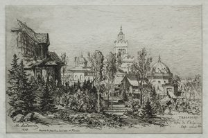 Het Algerijnse paleis bij het Trocadero door Maxime Lalanne