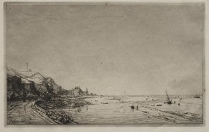 Uitzicht vanaf Port du Dives (Calvados)