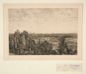 Vue de Paris door Maxime Lalanne