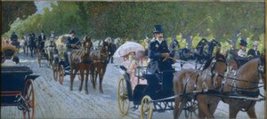 Rit in de Prater door Maximilian Lenz