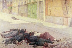 Een straat in Parijs in mei 1871 of, De Commune, 1903-05